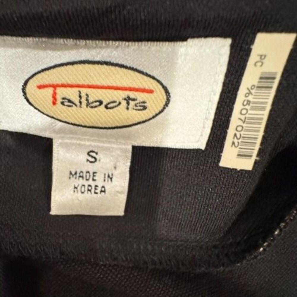 Talbots Black Cross Back Maxi Dress Semi Formal dress Size Small - Picture 4 of 5